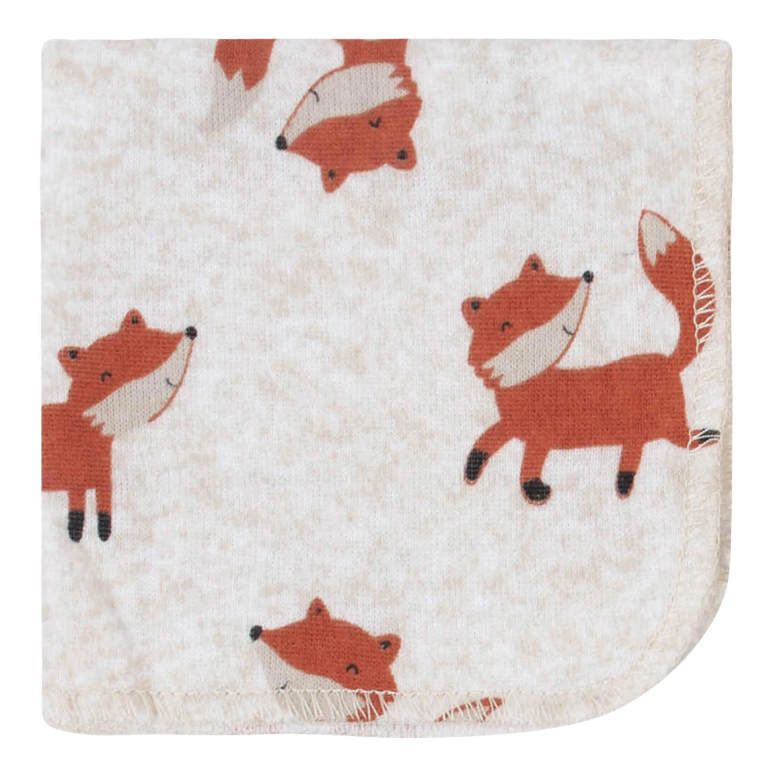 12-Piece Baby Boys Fox Hooded Towels & Washcloths Set