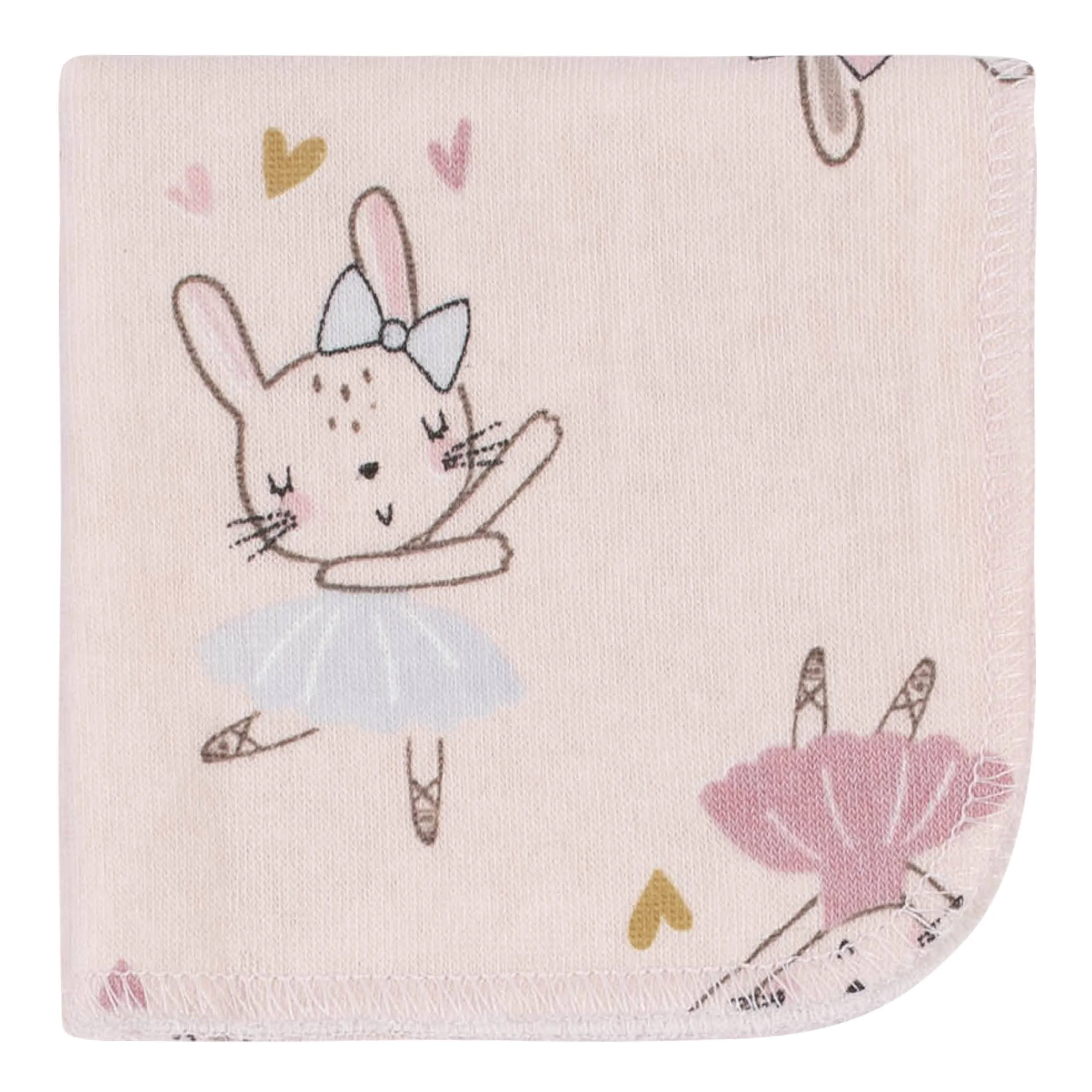 12-Piece Girls Bunny Ballerina Hooded Towel & Washcloth Set