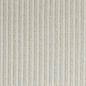 2 3/4 YD PC - Natural Beige Indoor/Outdoor Striped Woven Decorating Fabric