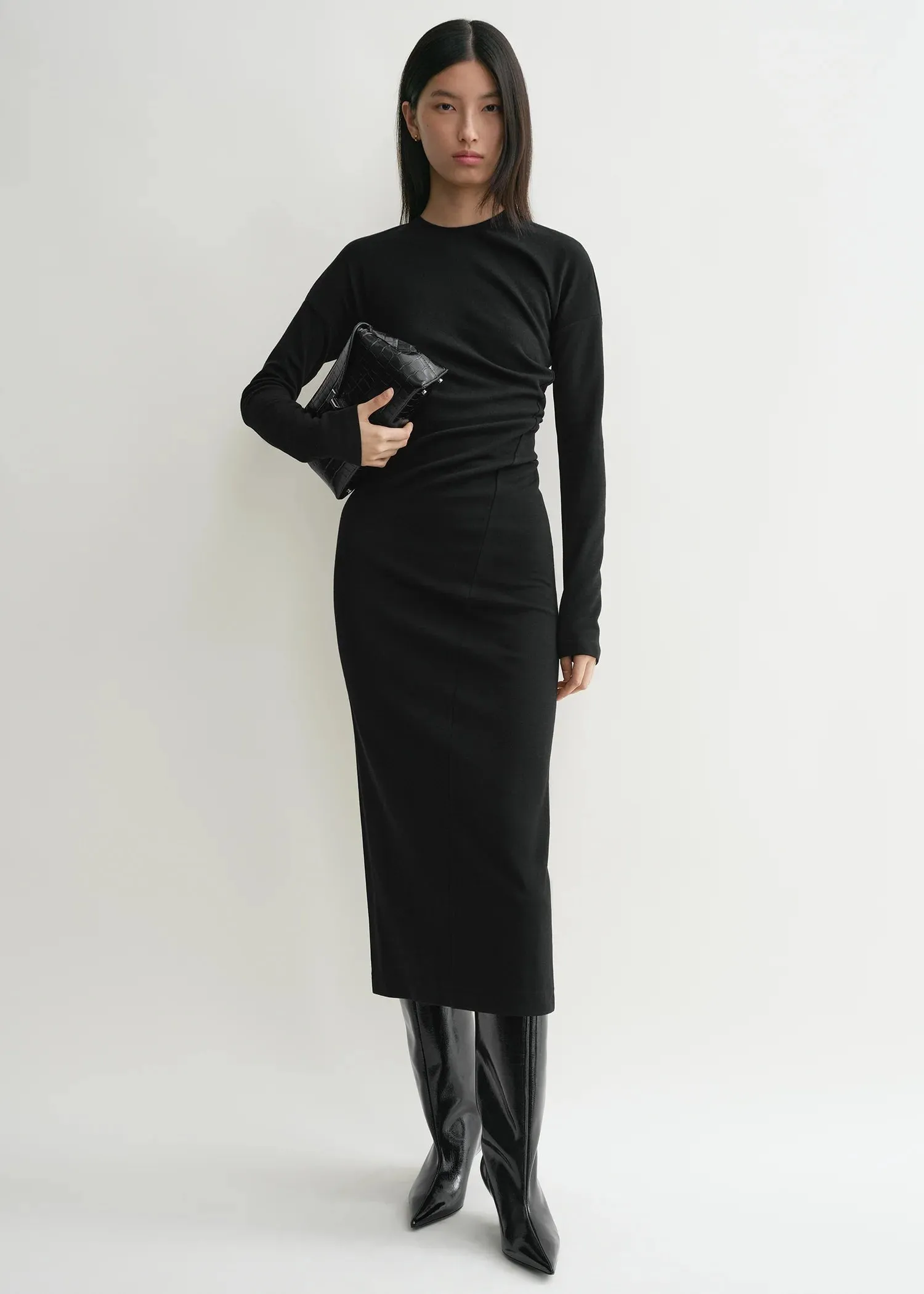 244WRD824FB0294 Twisted jersey dress