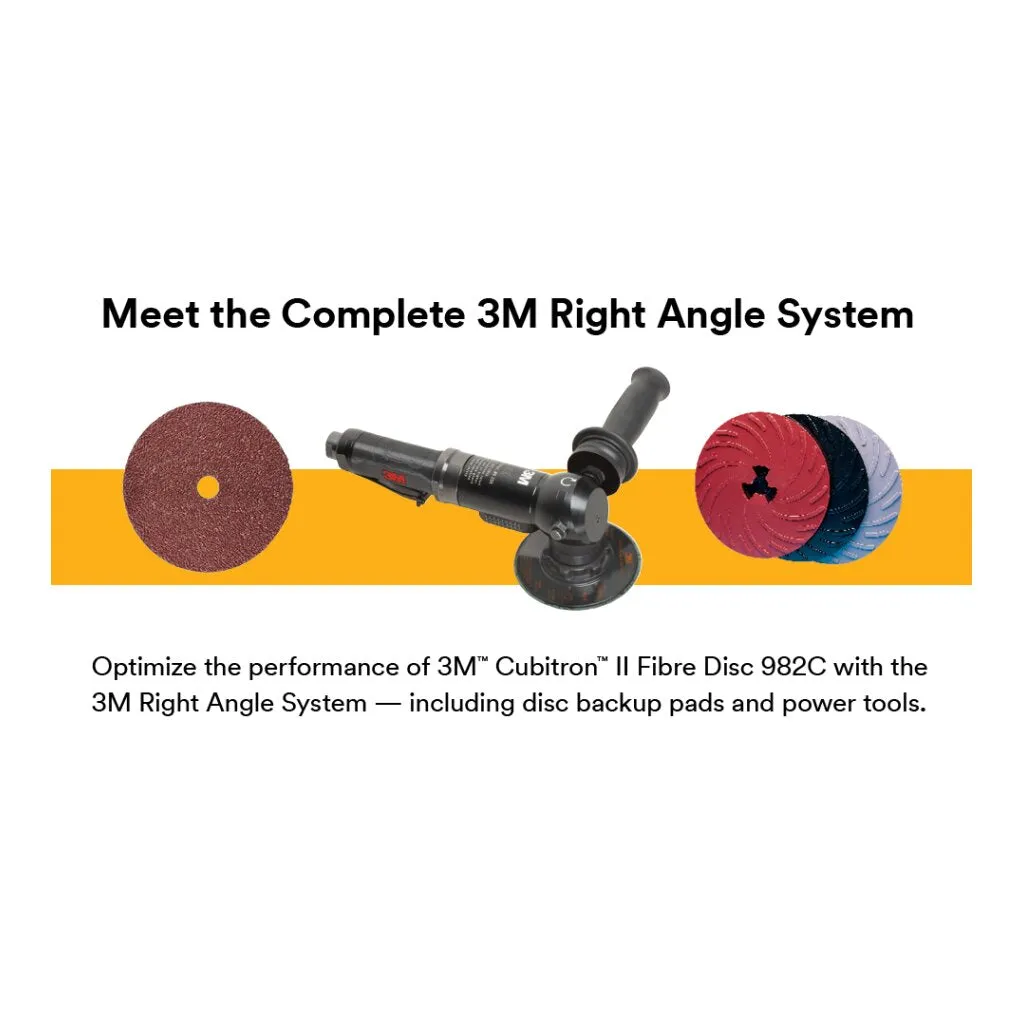 3M Cubitron II Fibre Disc 982C, 60 , 7 in x 7/8 in, Die 700BB