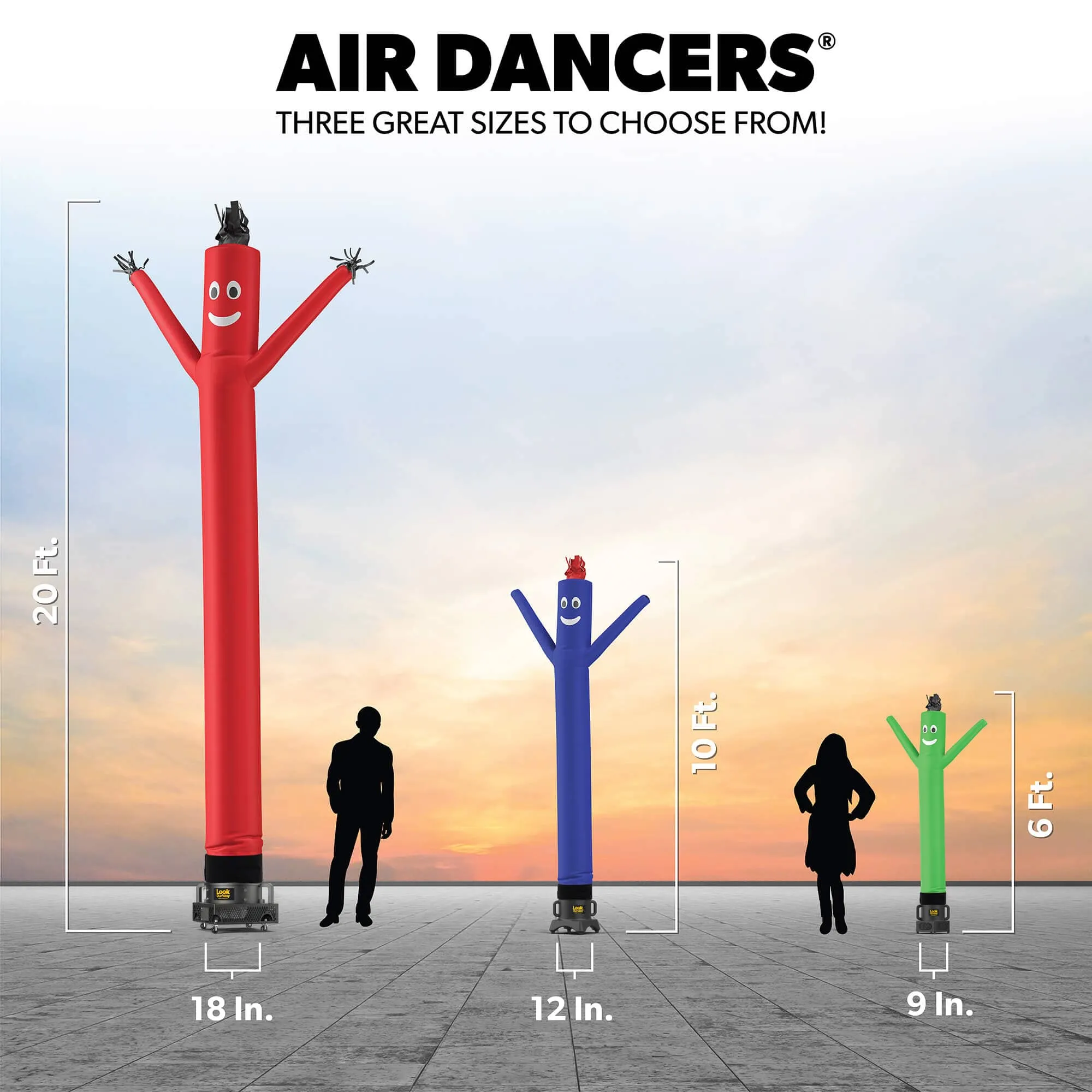 Air Dancers® Inflatable Tube Man Orange