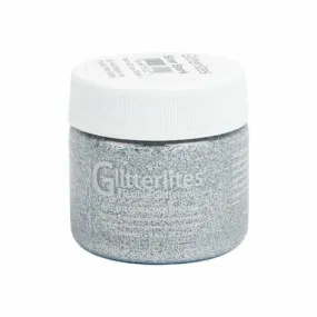 Angelus Glitterlite Acrylic Paint Silver Spark #222 Paint 29Ml