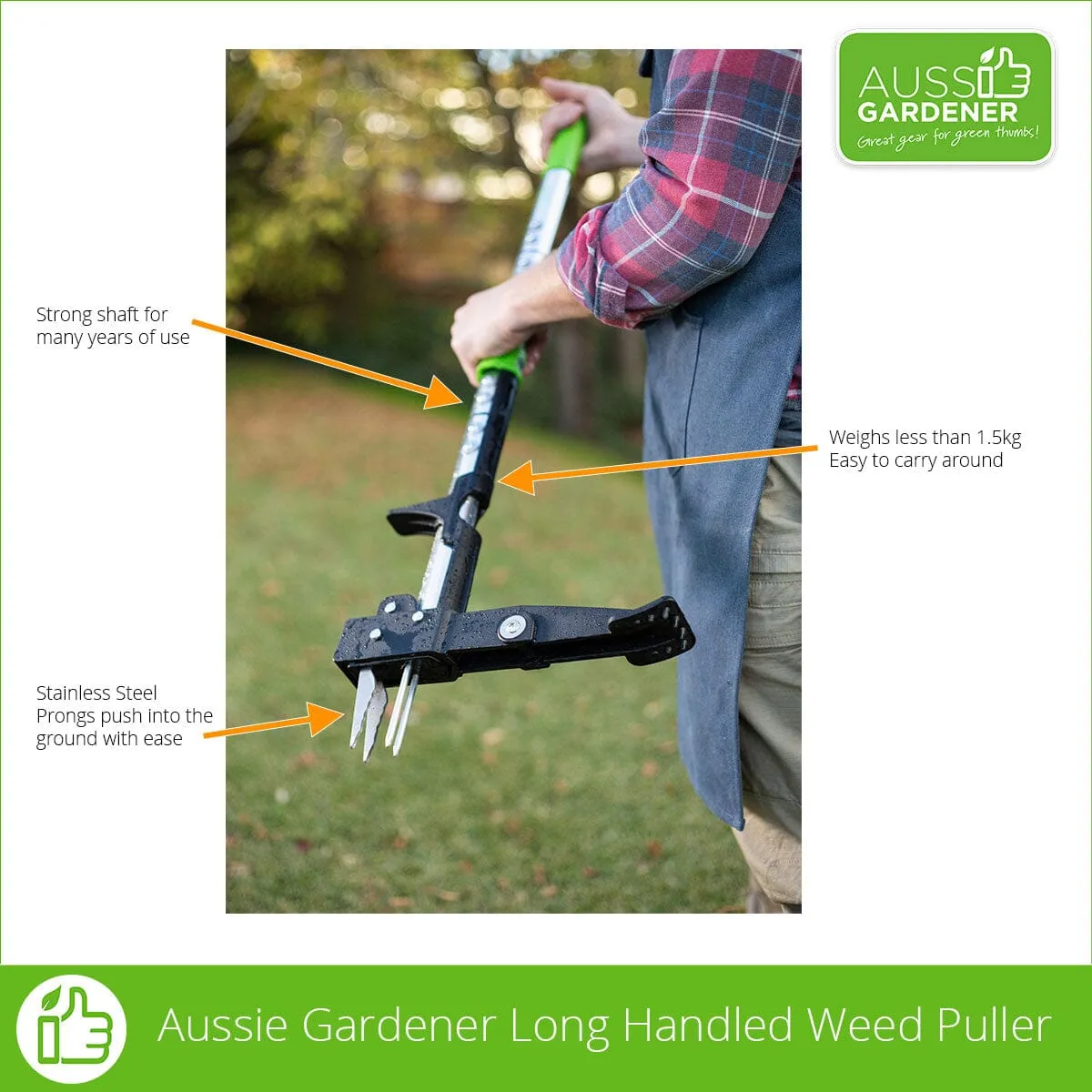 Aussie Gardener Long Handled Weed Puller