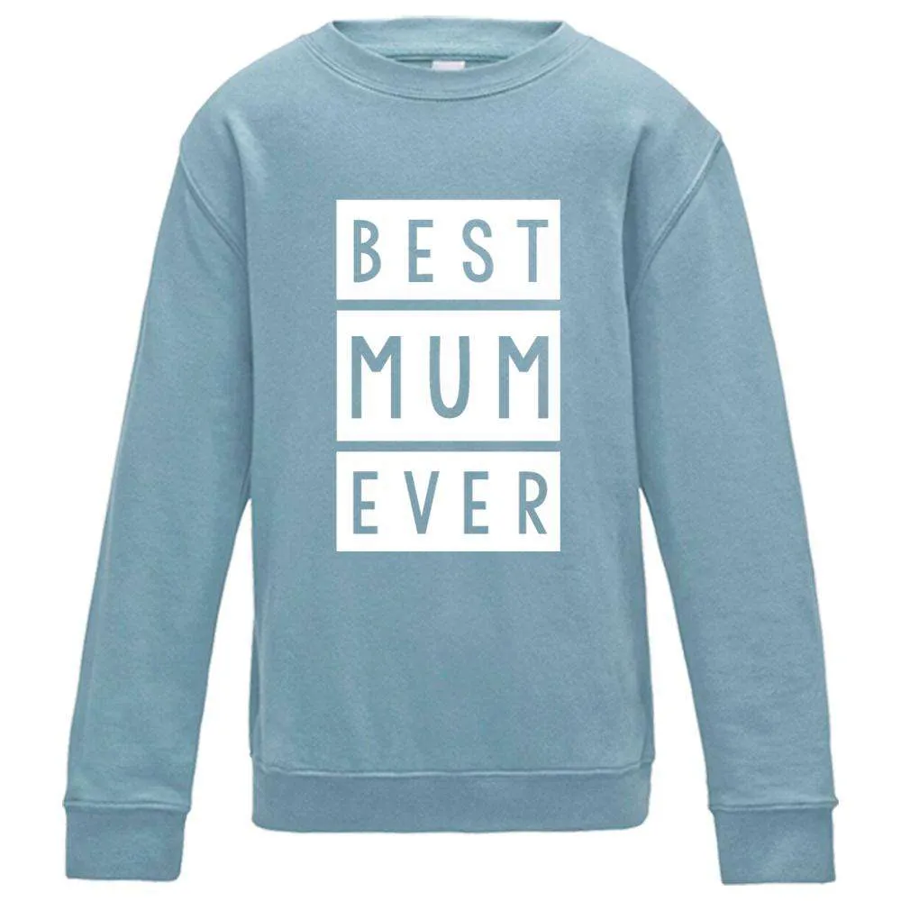 Best Mum & Best Son Matching Pastel Blue Sweaters (MRK X)