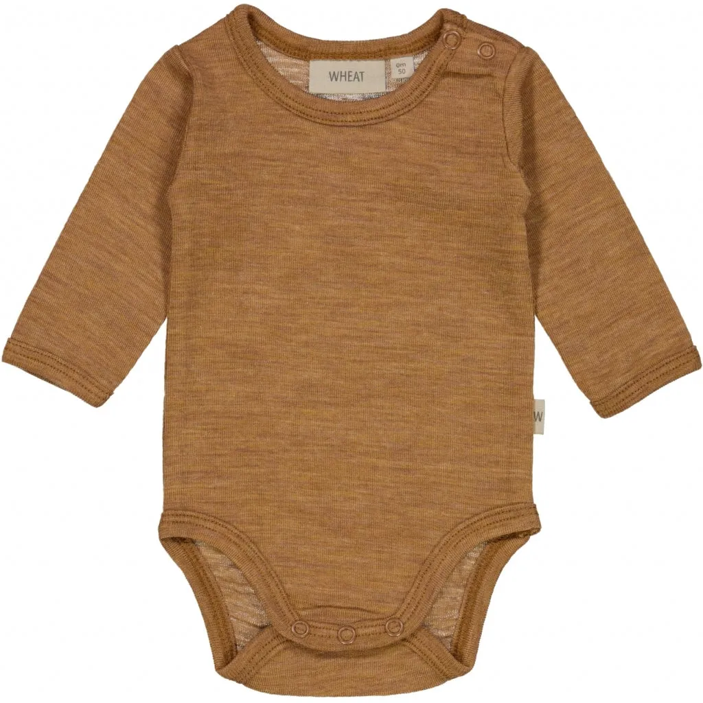 Body Plain Wool LS - clay melange