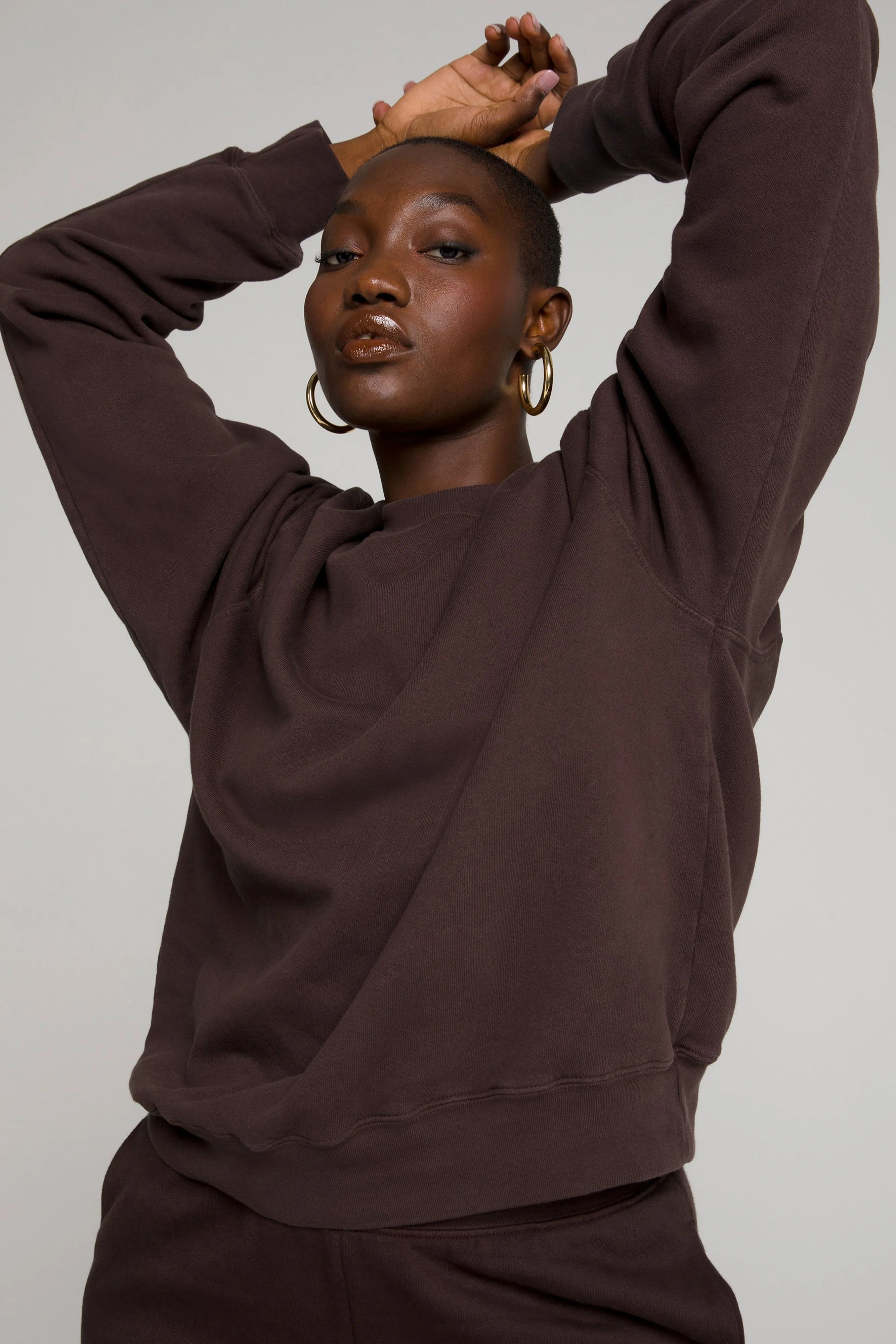 BOYFRIEND SWEATSHIRT | COFFEE001