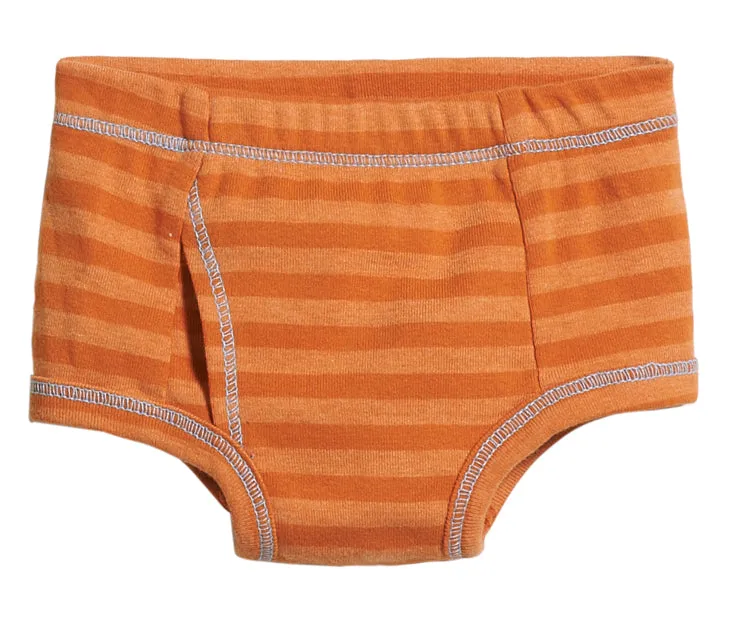 Boys Striped Briefs-Seconds| Damage - Orange