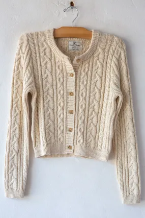 Cable Shrunken Cardi