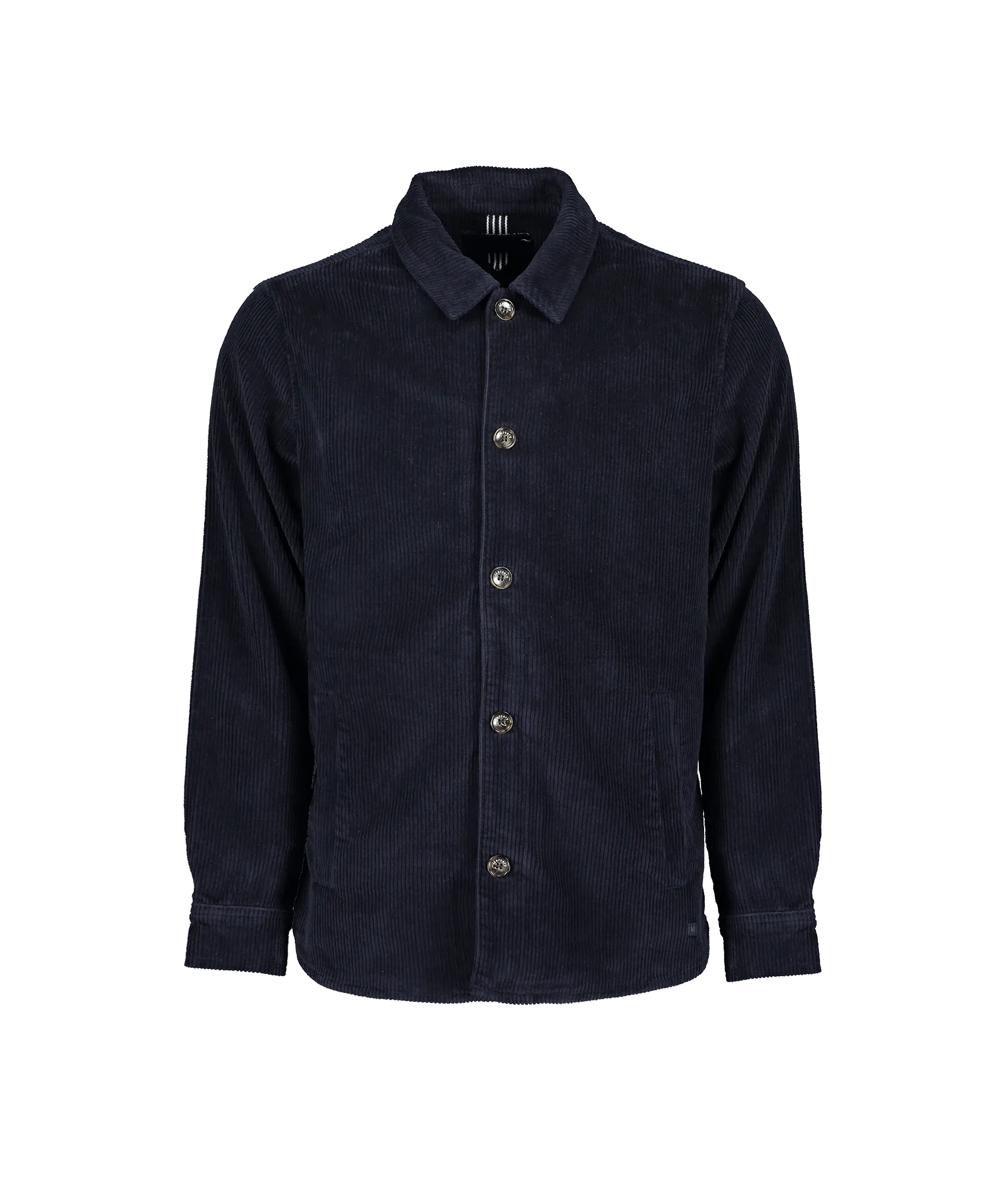 Carel Jumbo Lux Cord Overshirt - Navy