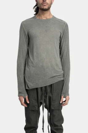 Cashmere blend long sleeve T-Shirt, Army