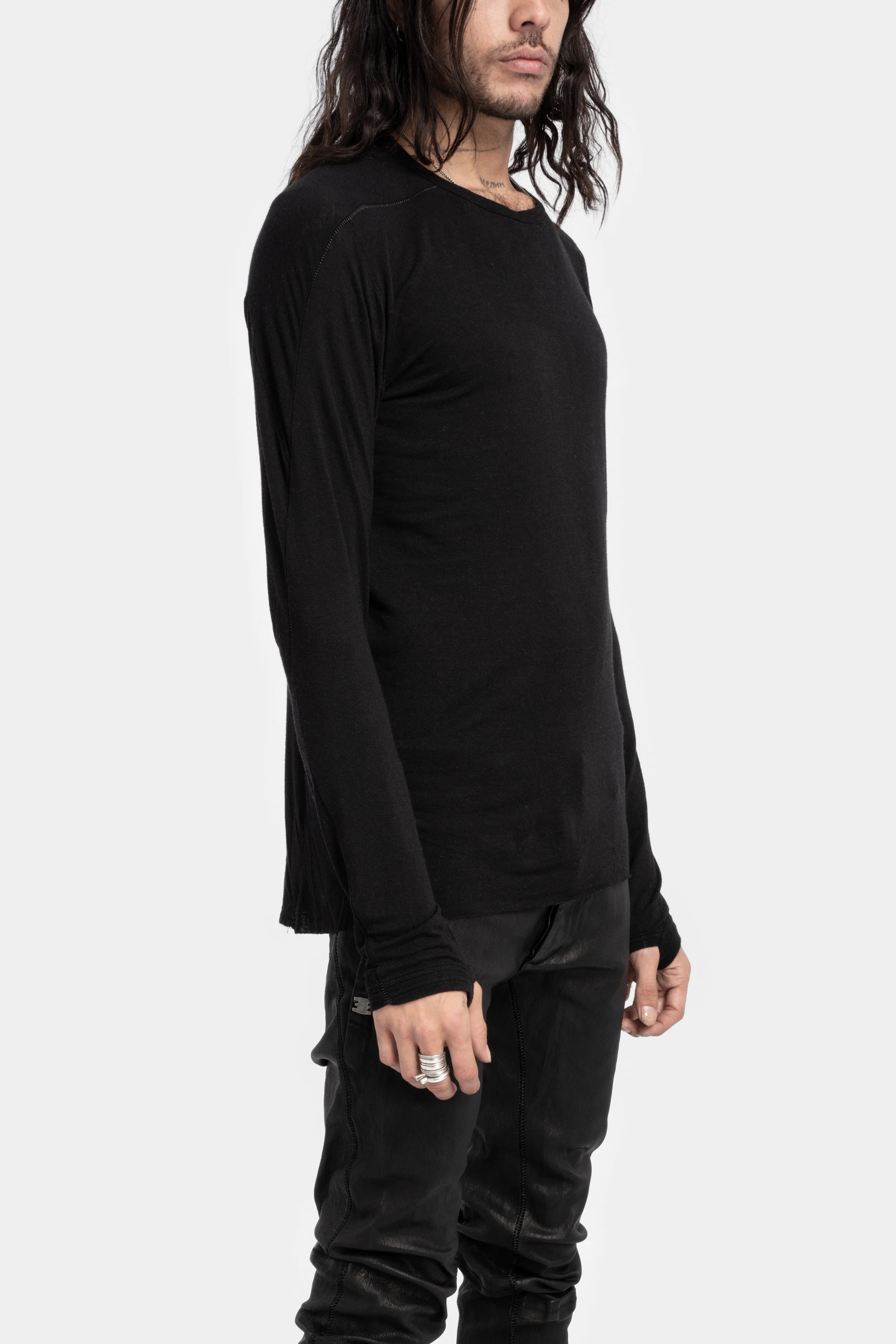 Cashmere blend long sleeve T-Shirt