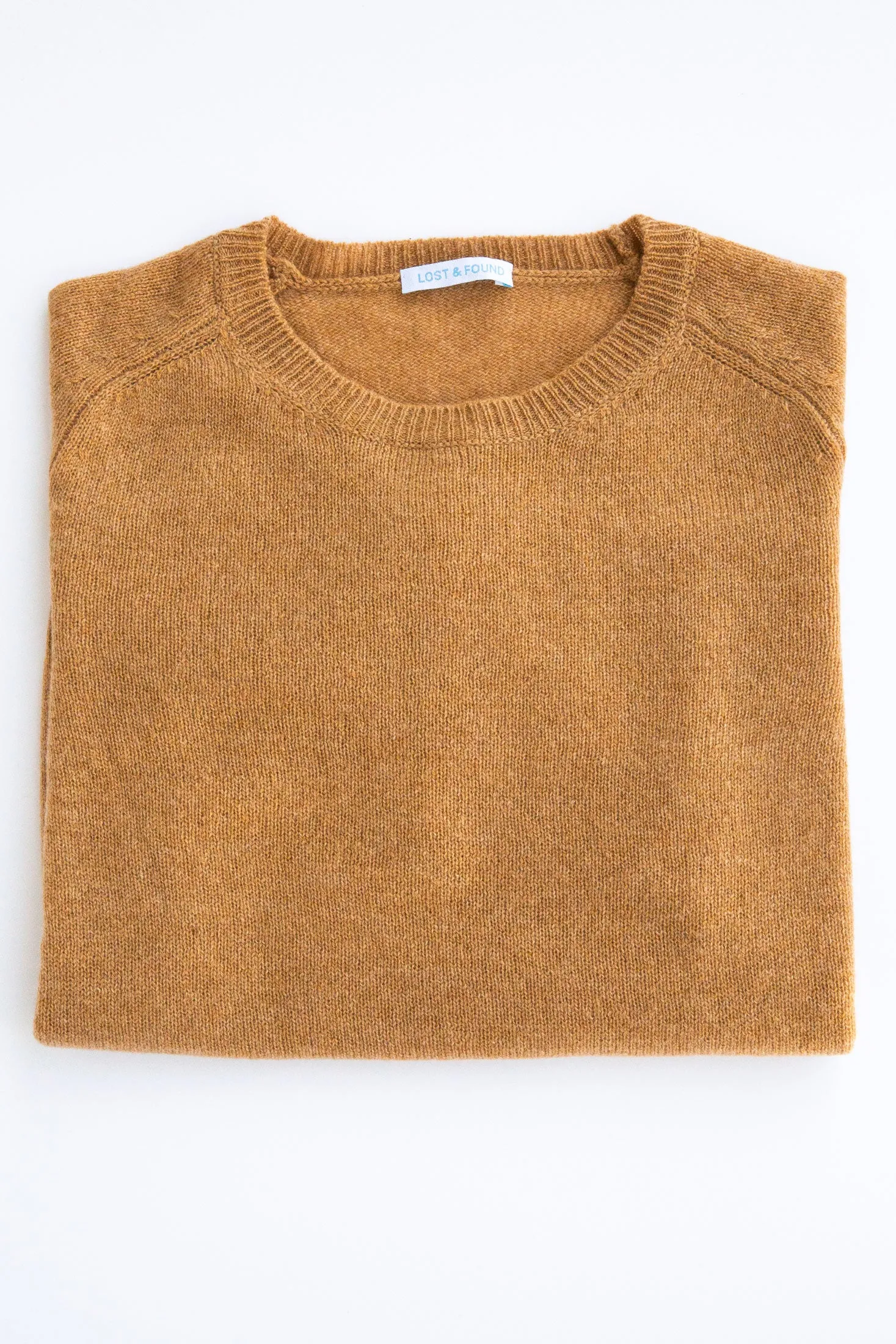 Cashmere Raglan Crew