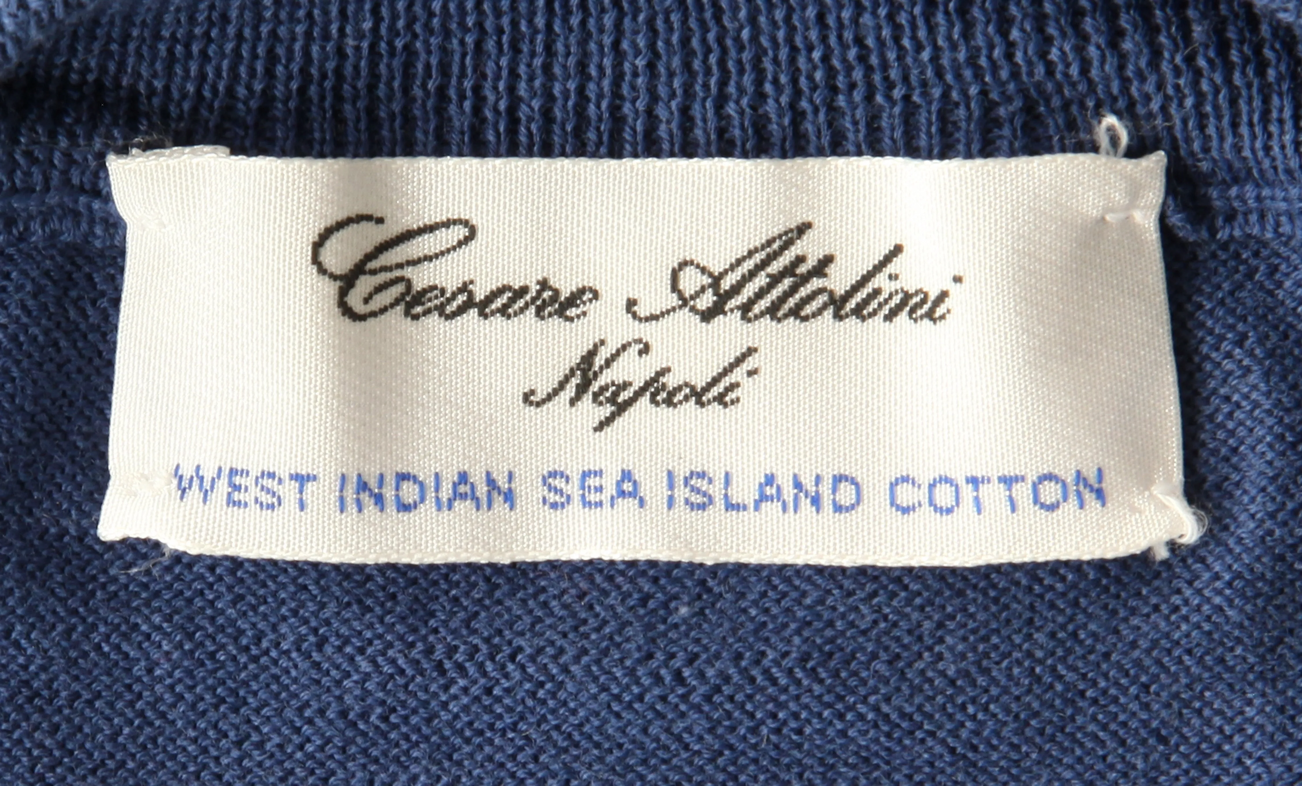 Cesare Attolini Blue Crewneck Sweater