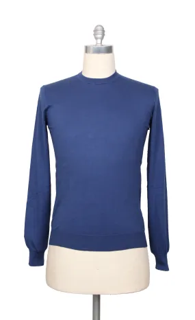 Cesare Attolini Blue Crewneck Sweater