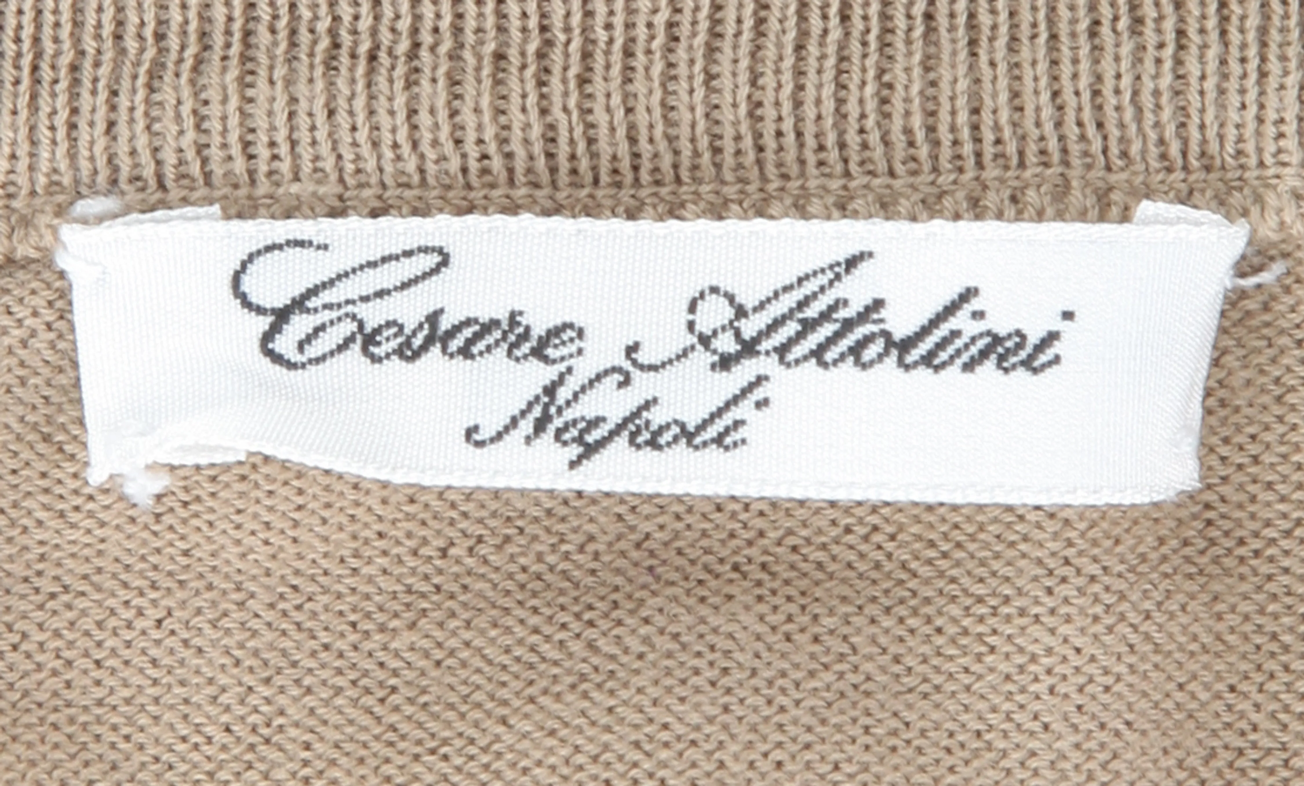 Cesare Attolini Brown Crewneck Sweater