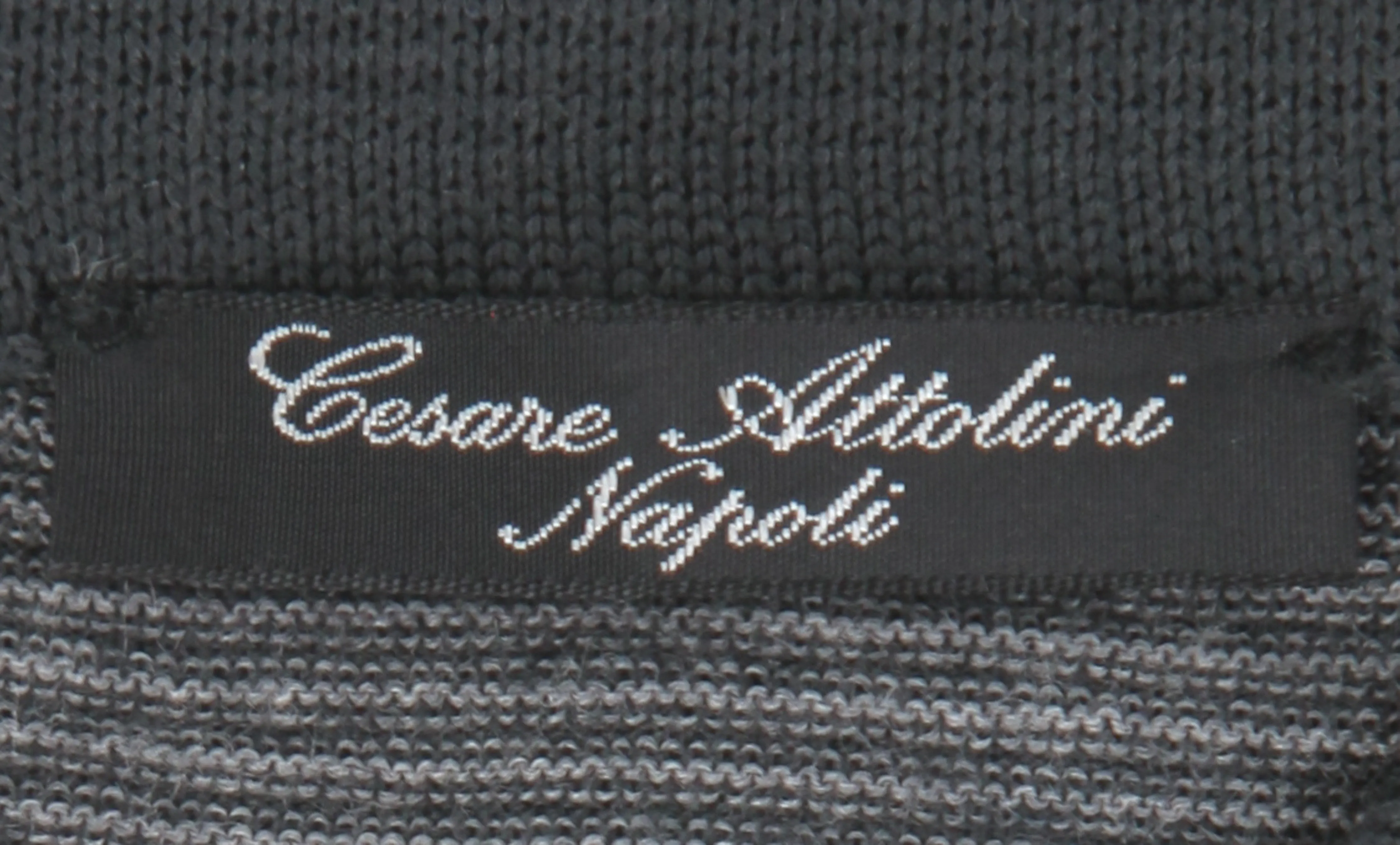 Cesare Attolini Gray 1/4 Button Sweater