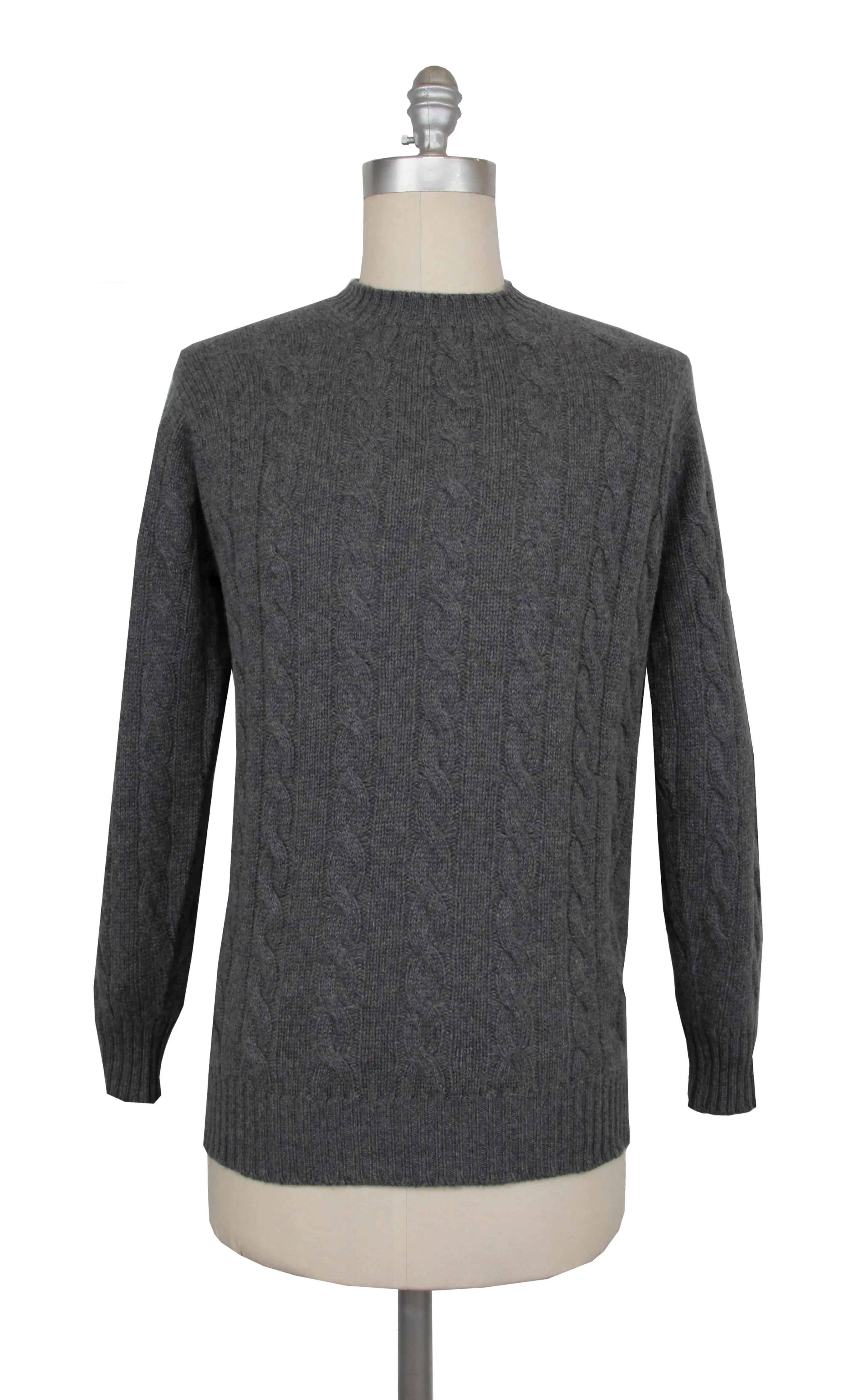 Cesare Attolini Gray Crewneck Sweater