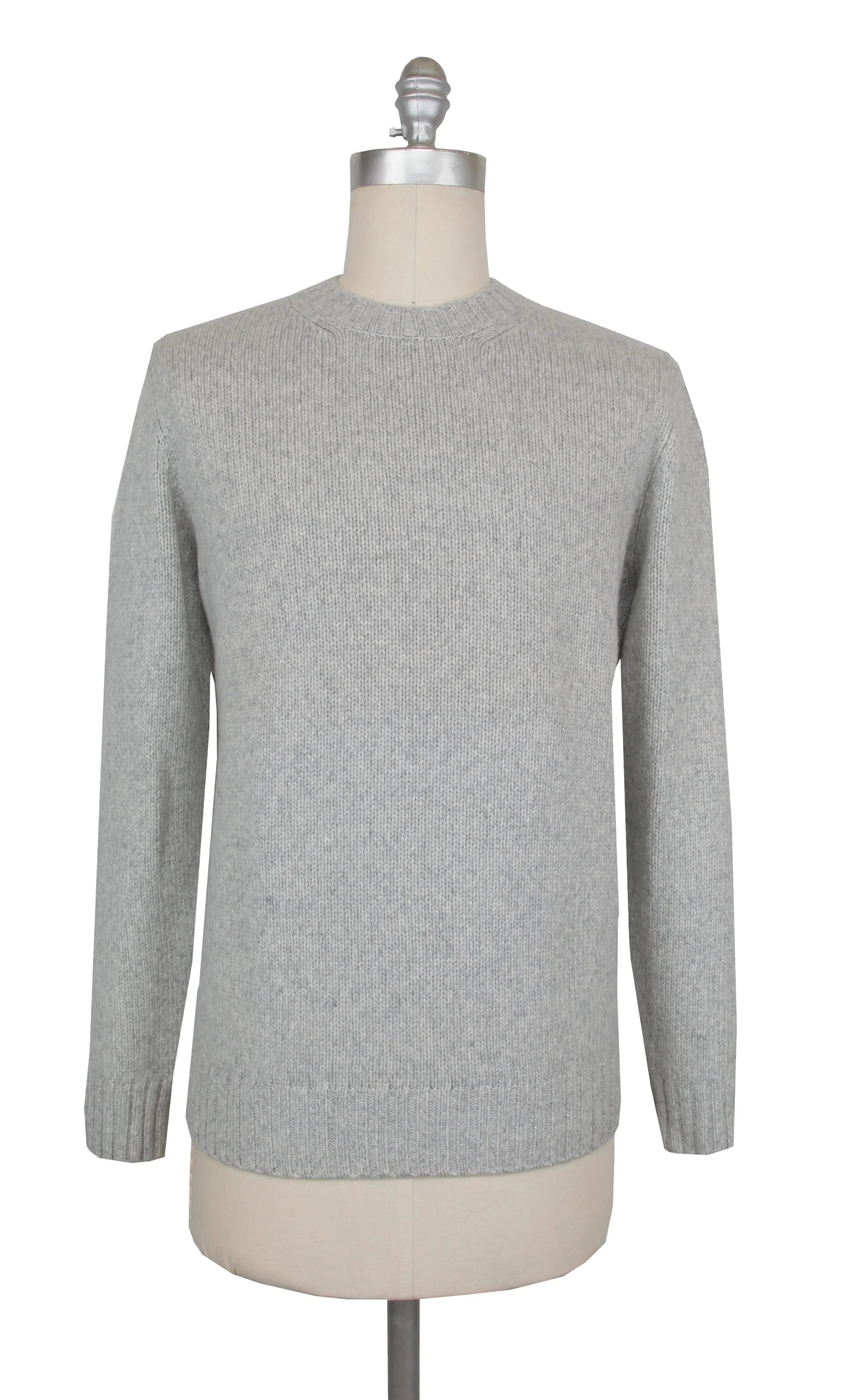 Cesare Attolini Light Gray Crewneck Sweater