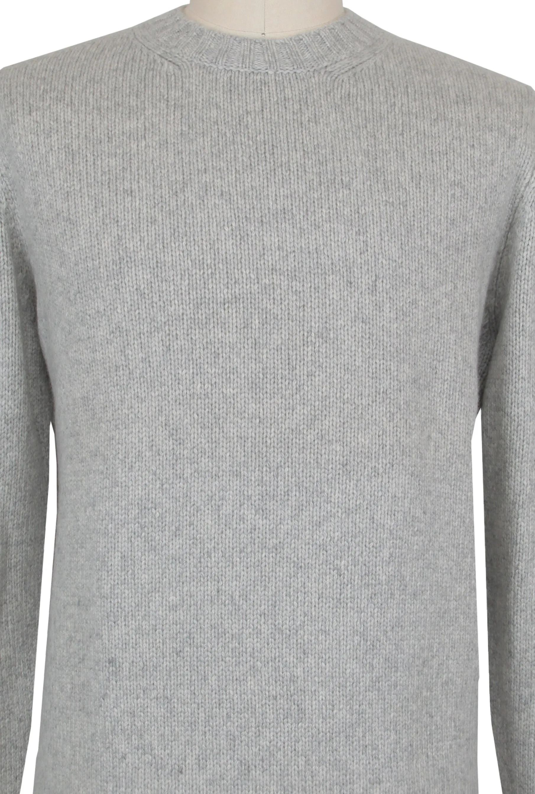 Cesare Attolini Light Gray Crewneck Sweater