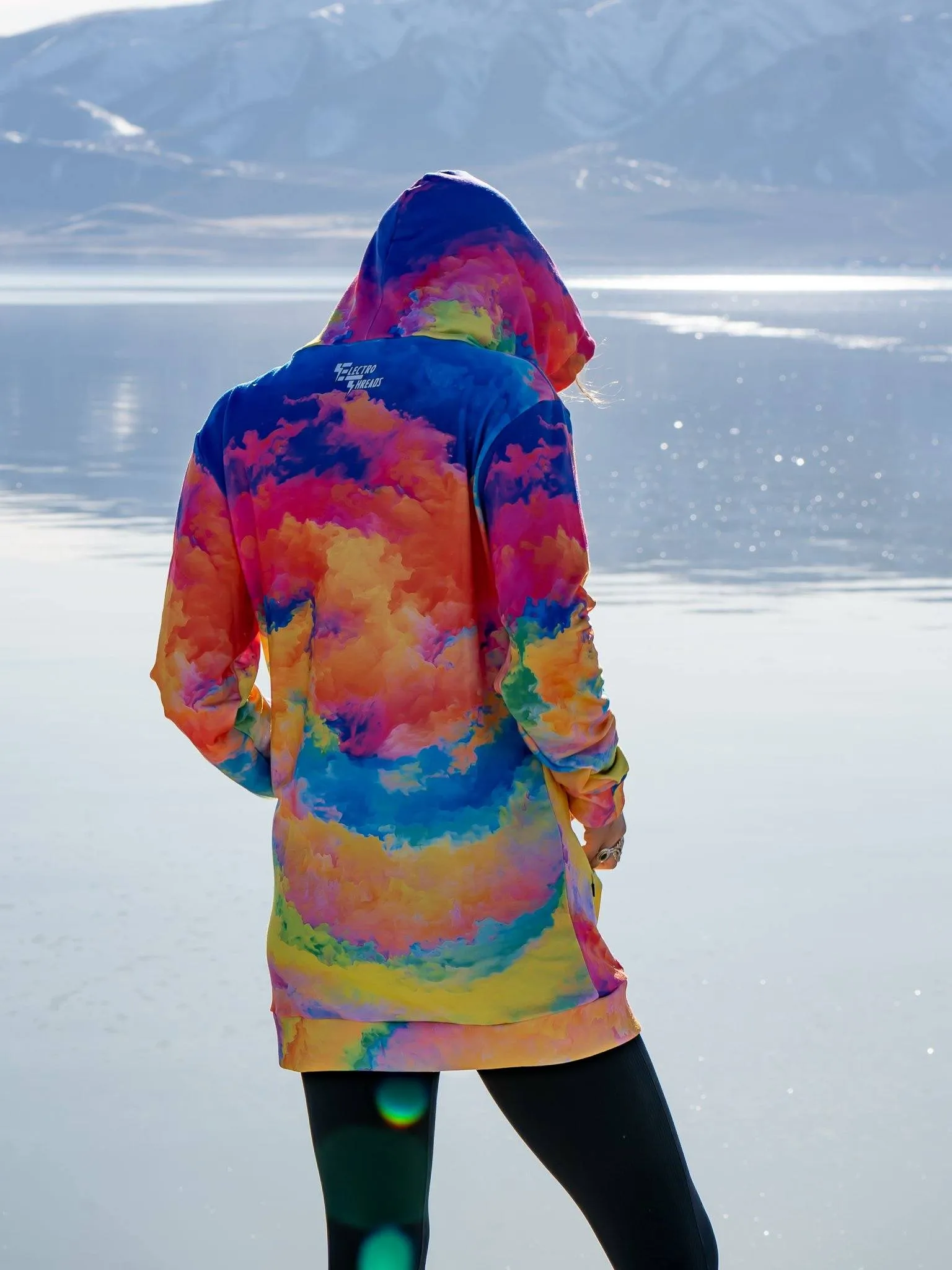 Color Storm Hooded Dress