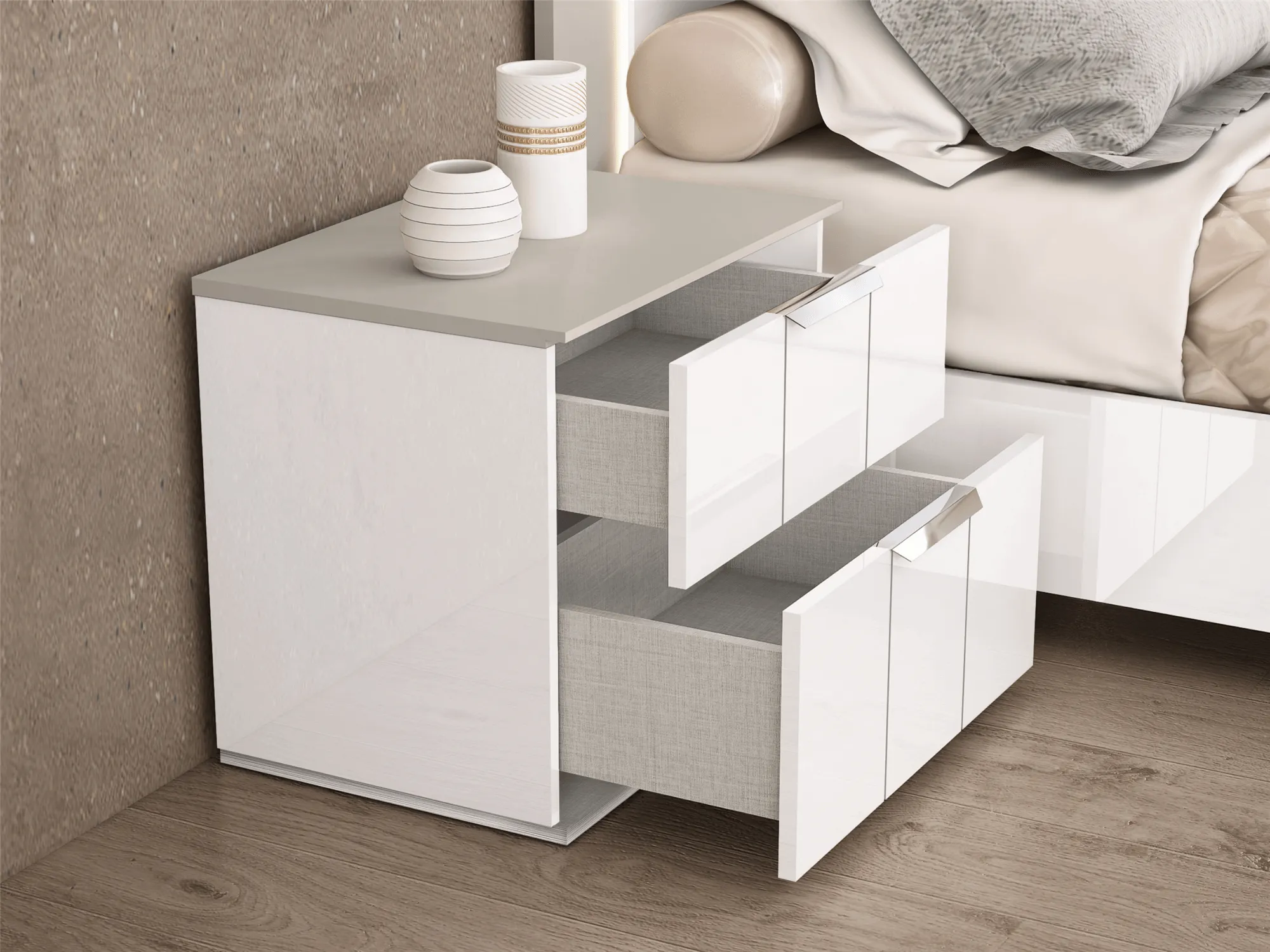 Daisy Nightstand White