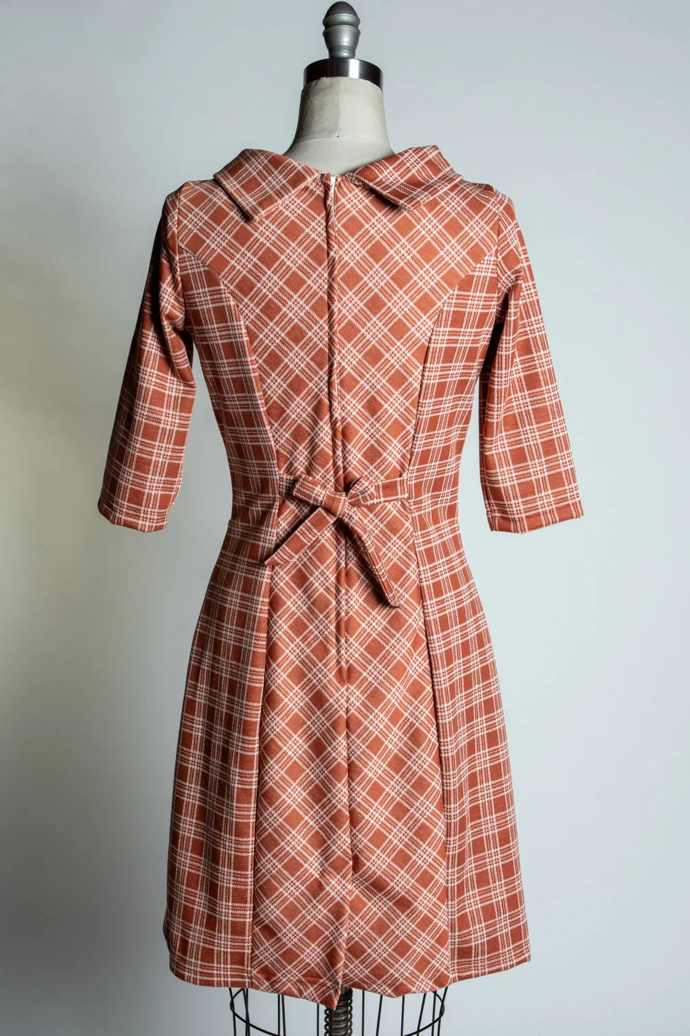 Dana Dress- Spice Plaid