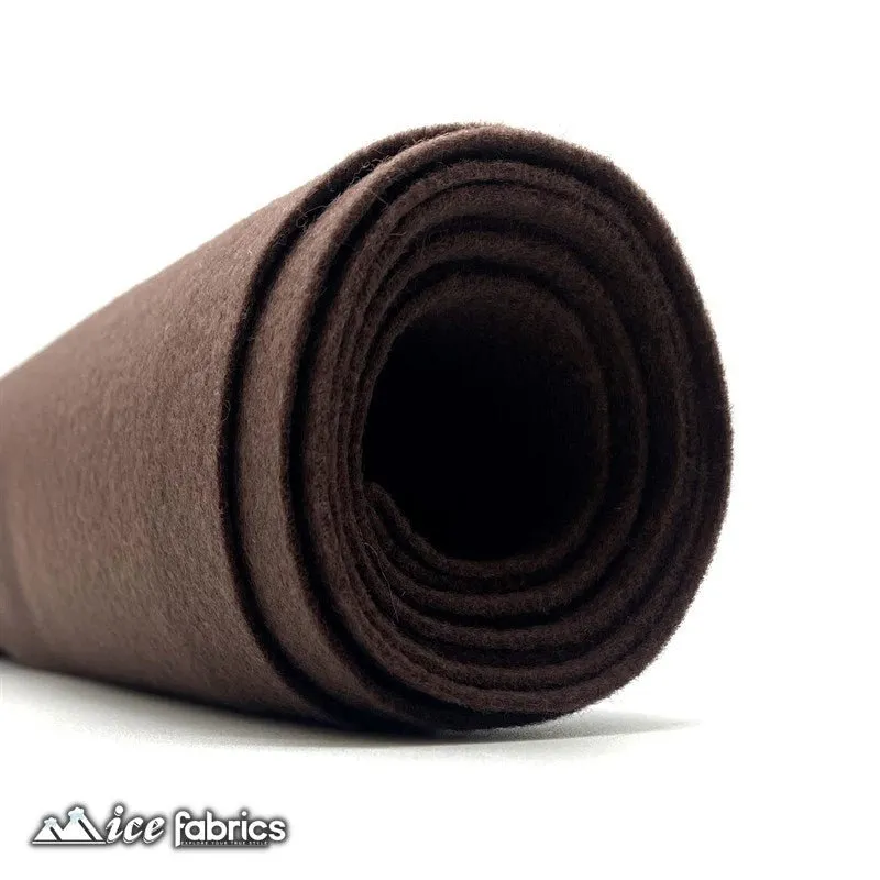 Dark Brown Acrylic Wholesale Felt Fabric 1.6mm Thick