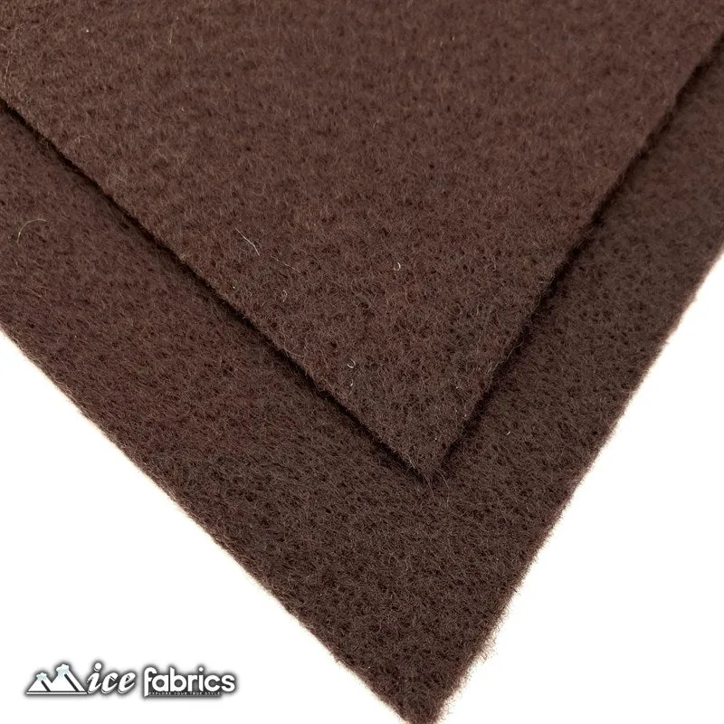 Dark Brown Acrylic Wholesale Felt Fabric 1.6mm Thick