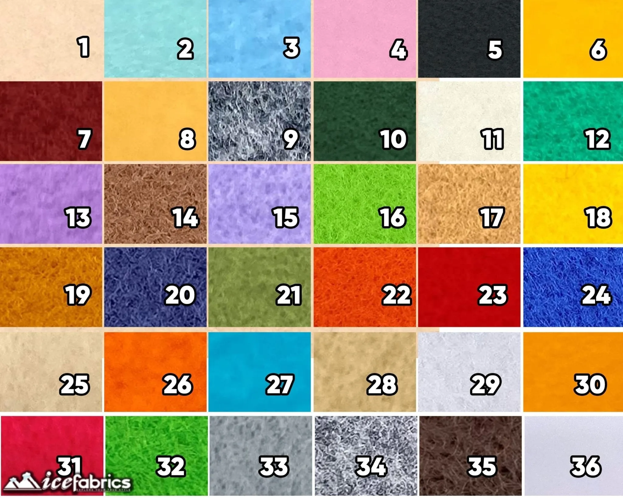 Dark Mango Felt Material Acrylic Felt Material 1.6mm Thick