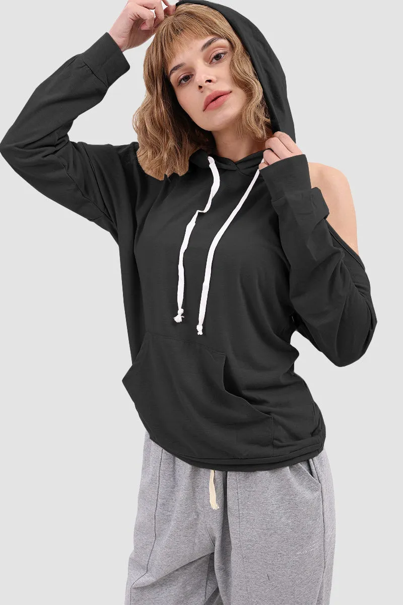 Drawstring-hooded Jumper