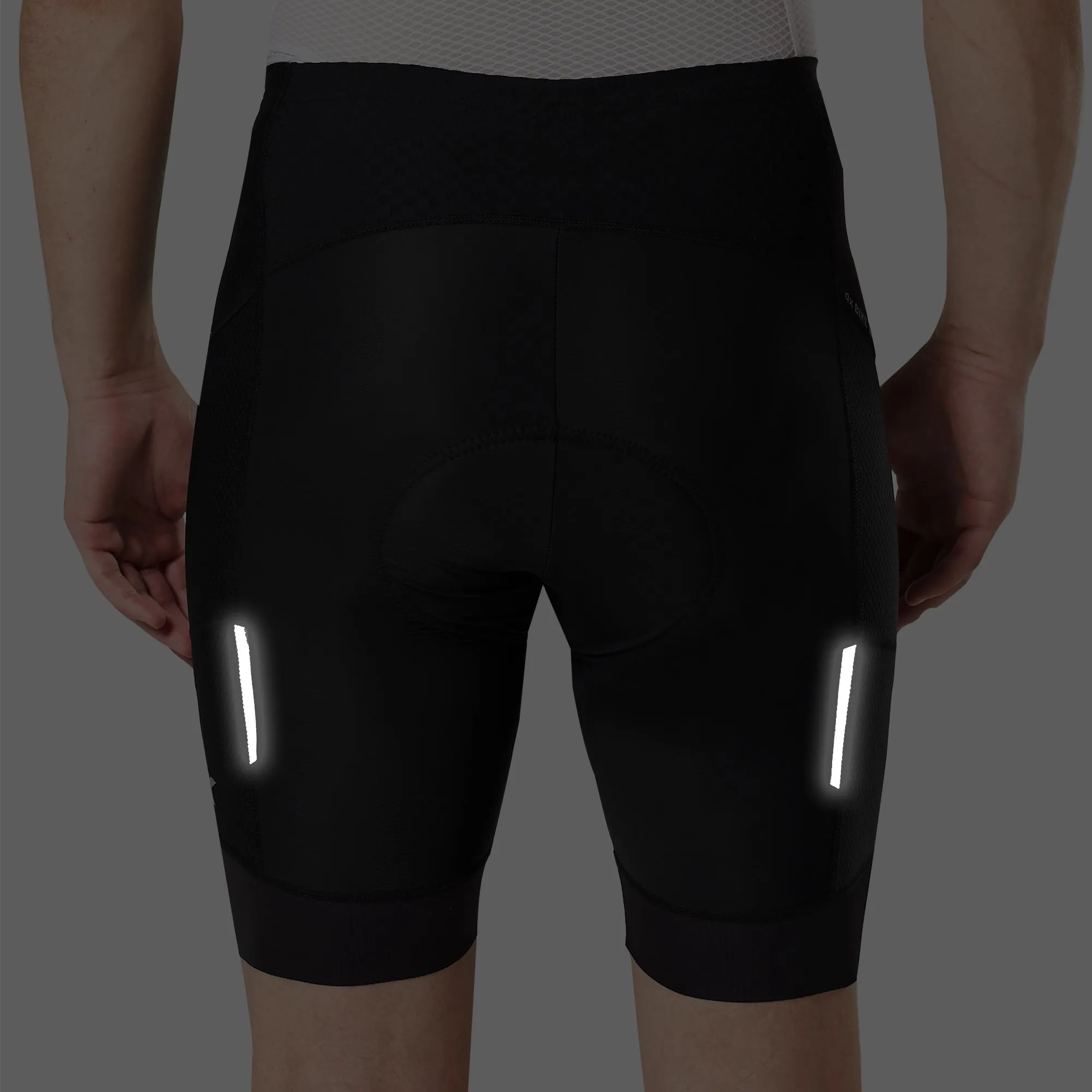 Fdx Essential Black Men's & Boy's Padded Cycling Shorts With Pockets