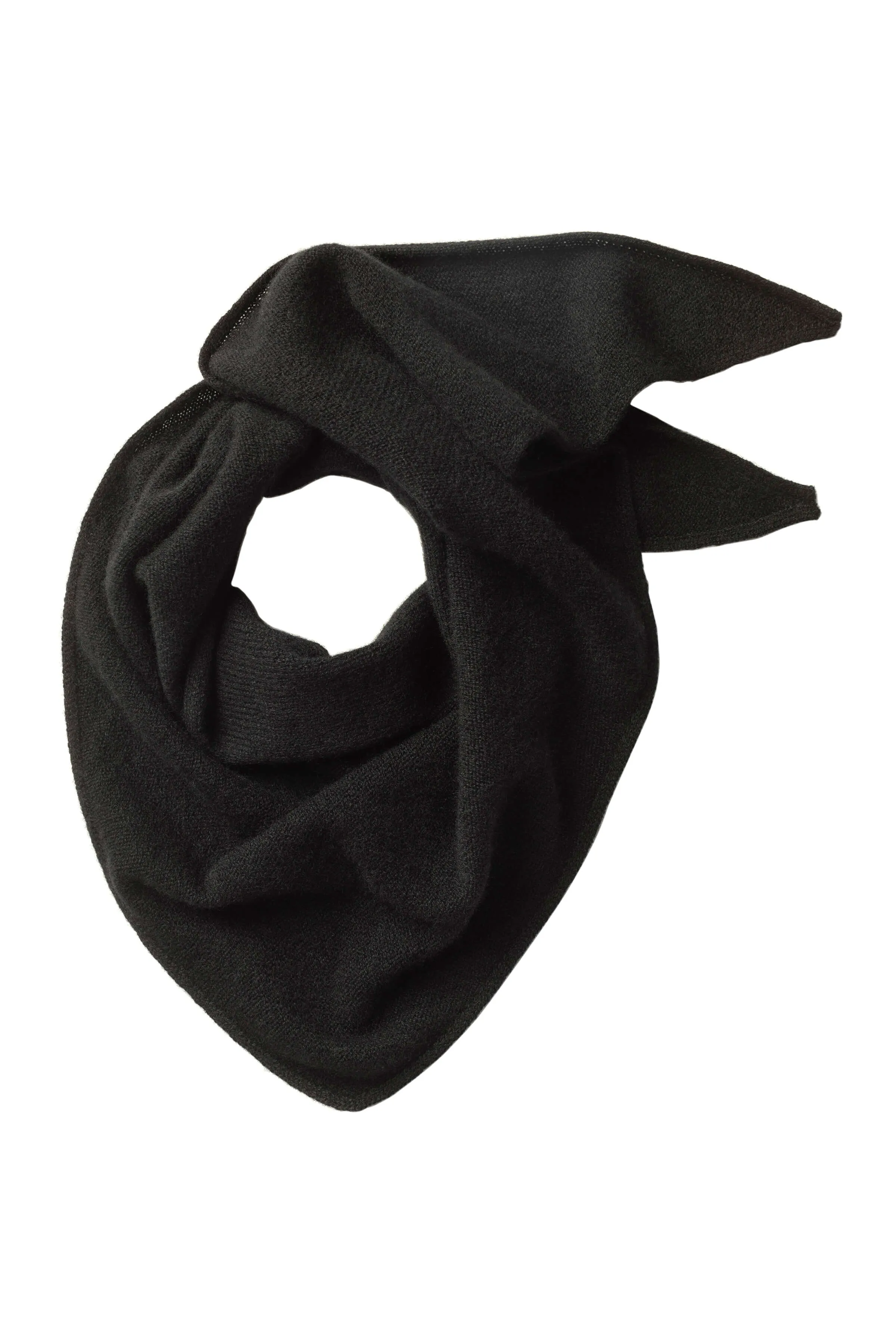 Gauzy Cashmere Triangle Neck Tie