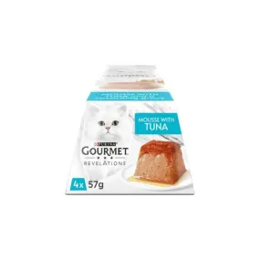 Gourmet Revelations Mousse with Tuna 4 x 57g Wet Cat Food