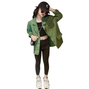 Green Blazer Jacket