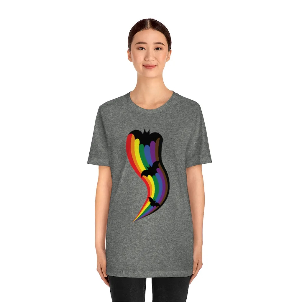 Halloween Pride Rainbow Bats Tee - Unisex Shirt