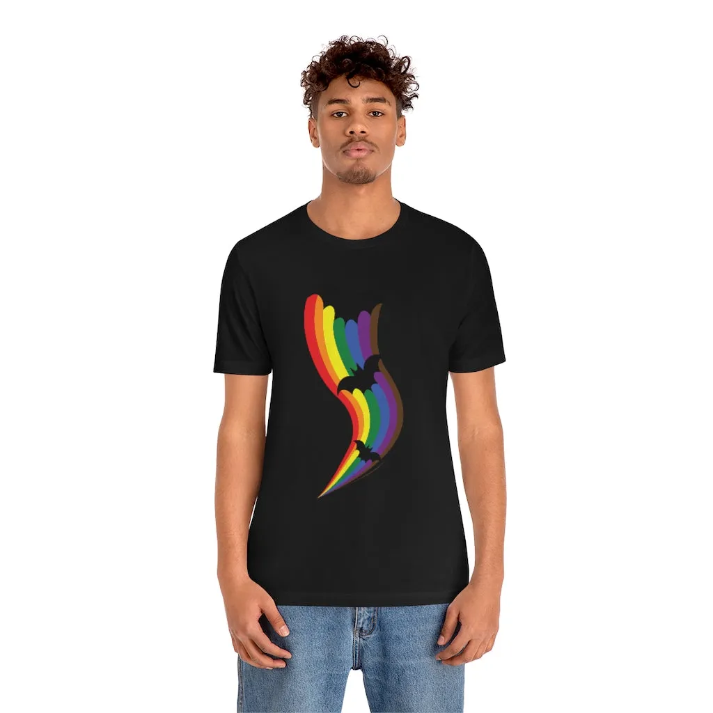 Halloween Pride Rainbow Bats Tee - Unisex Shirt