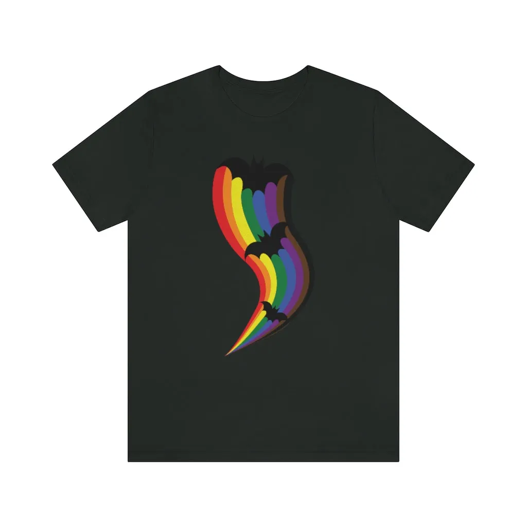 Halloween Pride Rainbow Bats Tee - Unisex Shirt