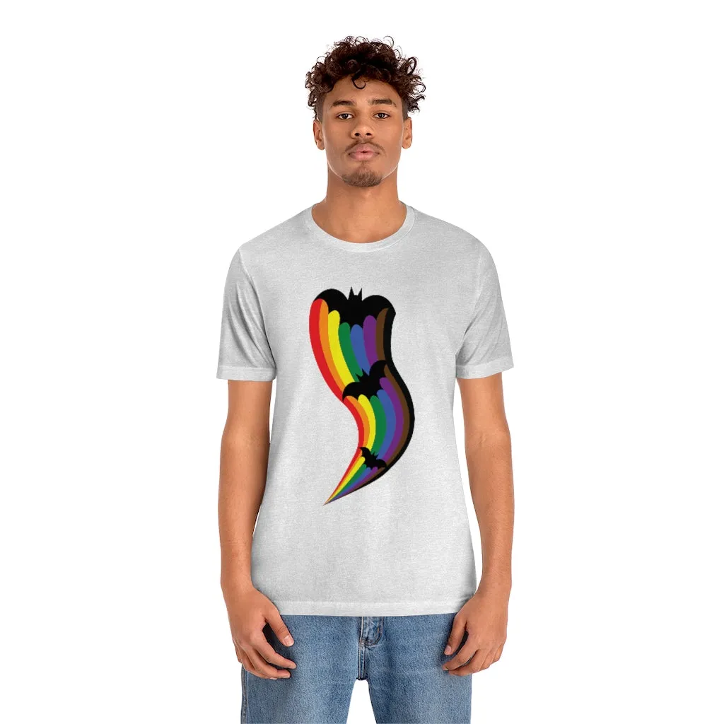 Halloween Pride Rainbow Bats Tee - Unisex Shirt