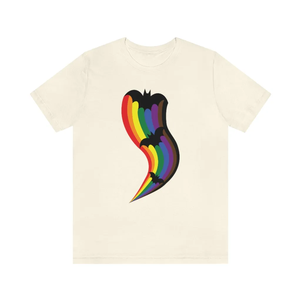 Halloween Pride Rainbow Bats Tee - Unisex Shirt