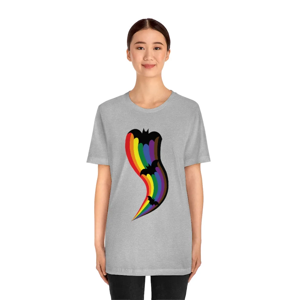 Halloween Pride Rainbow Bats Tee - Unisex Shirt