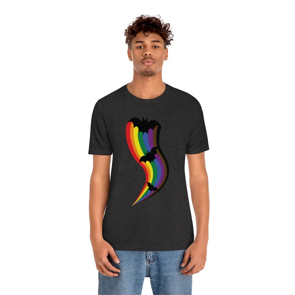 Halloween Pride Rainbow Bats Tee - Unisex Shirt