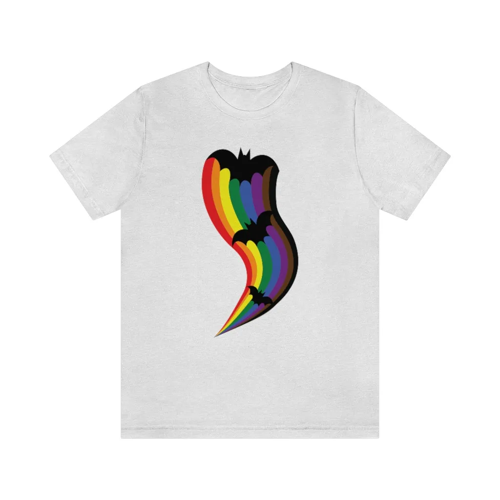 Halloween Pride Rainbow Bats Tee - Unisex Shirt