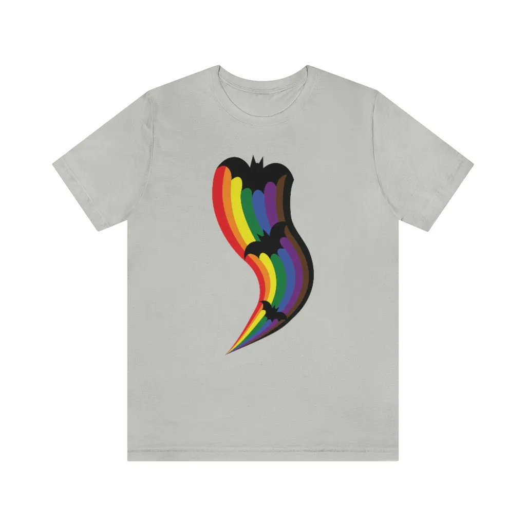 Halloween Pride Rainbow Bats Tee - Unisex Shirt