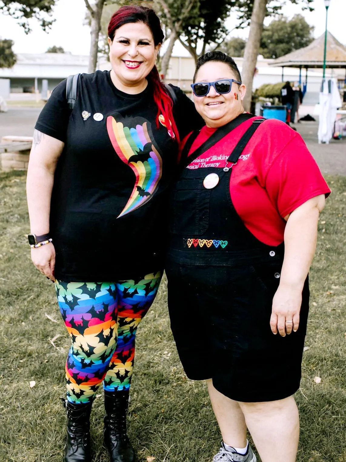 Halloween Pride Rainbow Bats Tee - Unisex Shirt