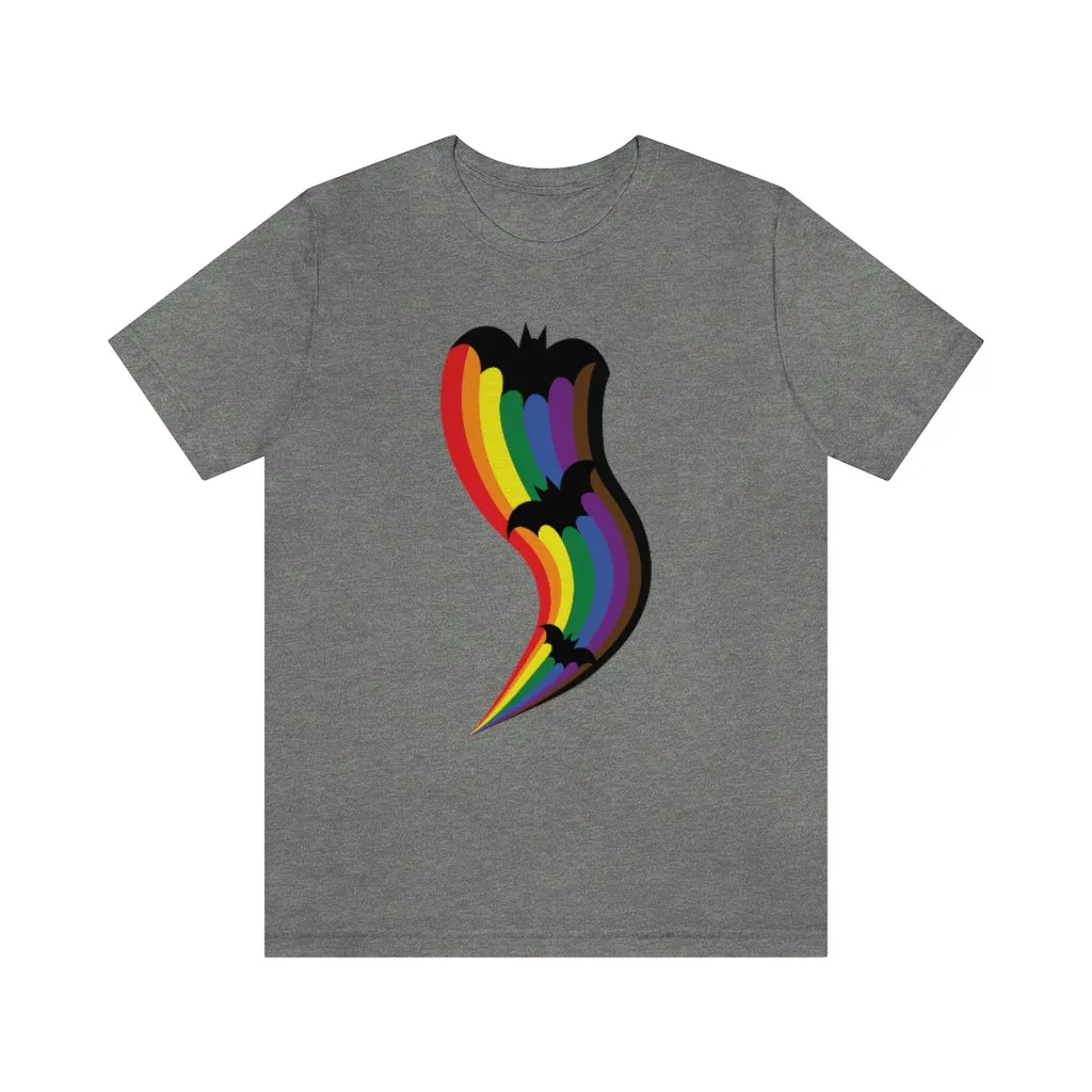 Halloween Pride Rainbow Bats Tee - Unisex Shirt