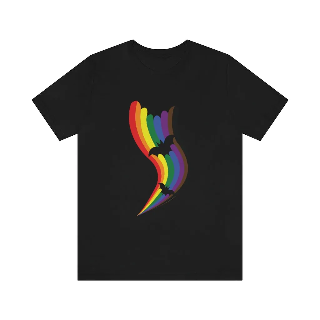 Halloween Pride Rainbow Bats Tee - Unisex Shirt