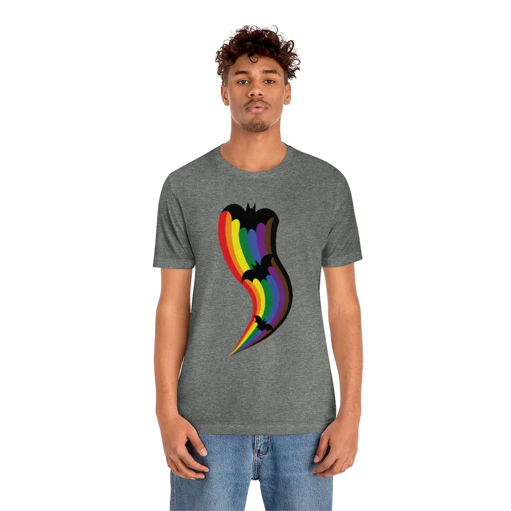 Halloween Pride Rainbow Bats Tee - Unisex Shirt