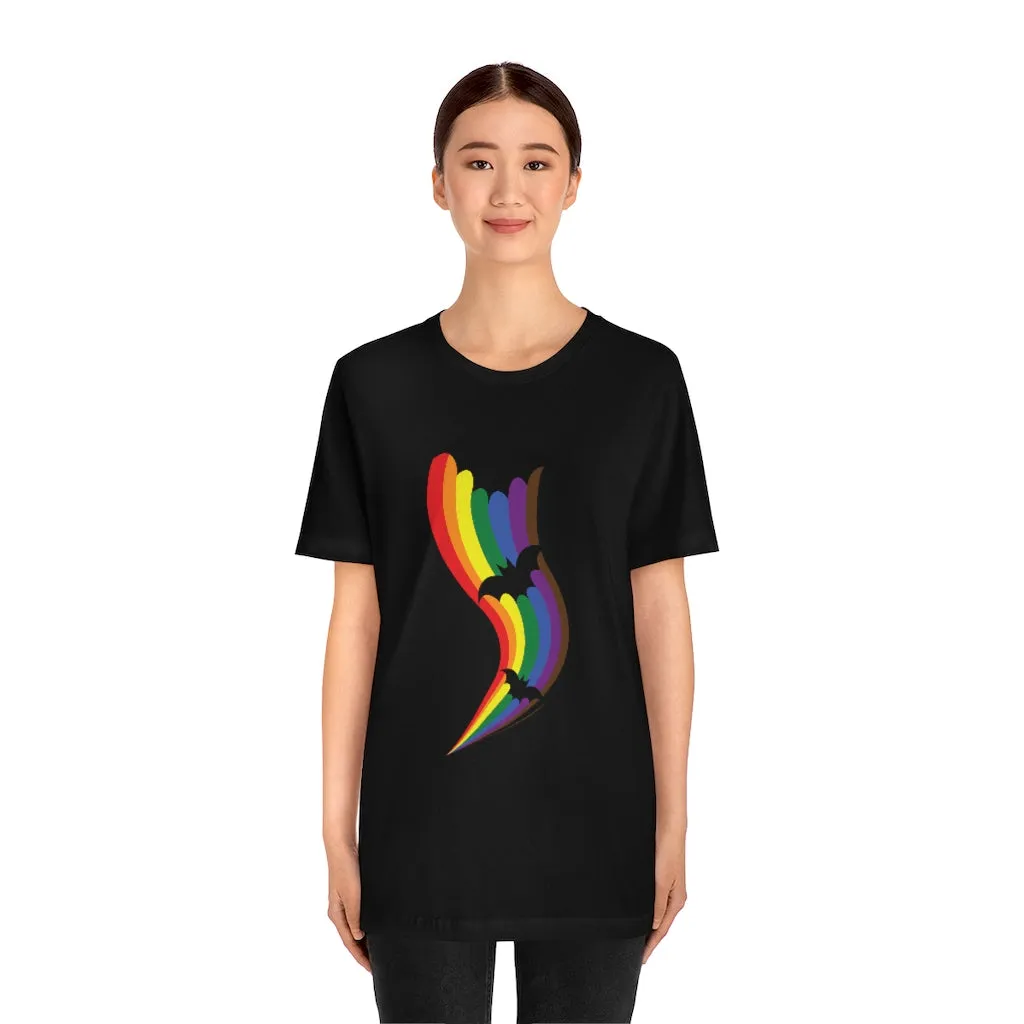 Halloween Pride Rainbow Bats Tee - Unisex Shirt