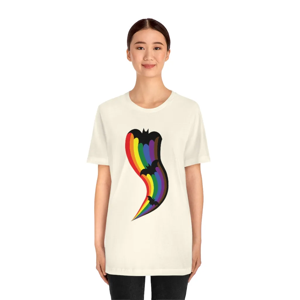 Halloween Pride Rainbow Bats Tee - Unisex Shirt